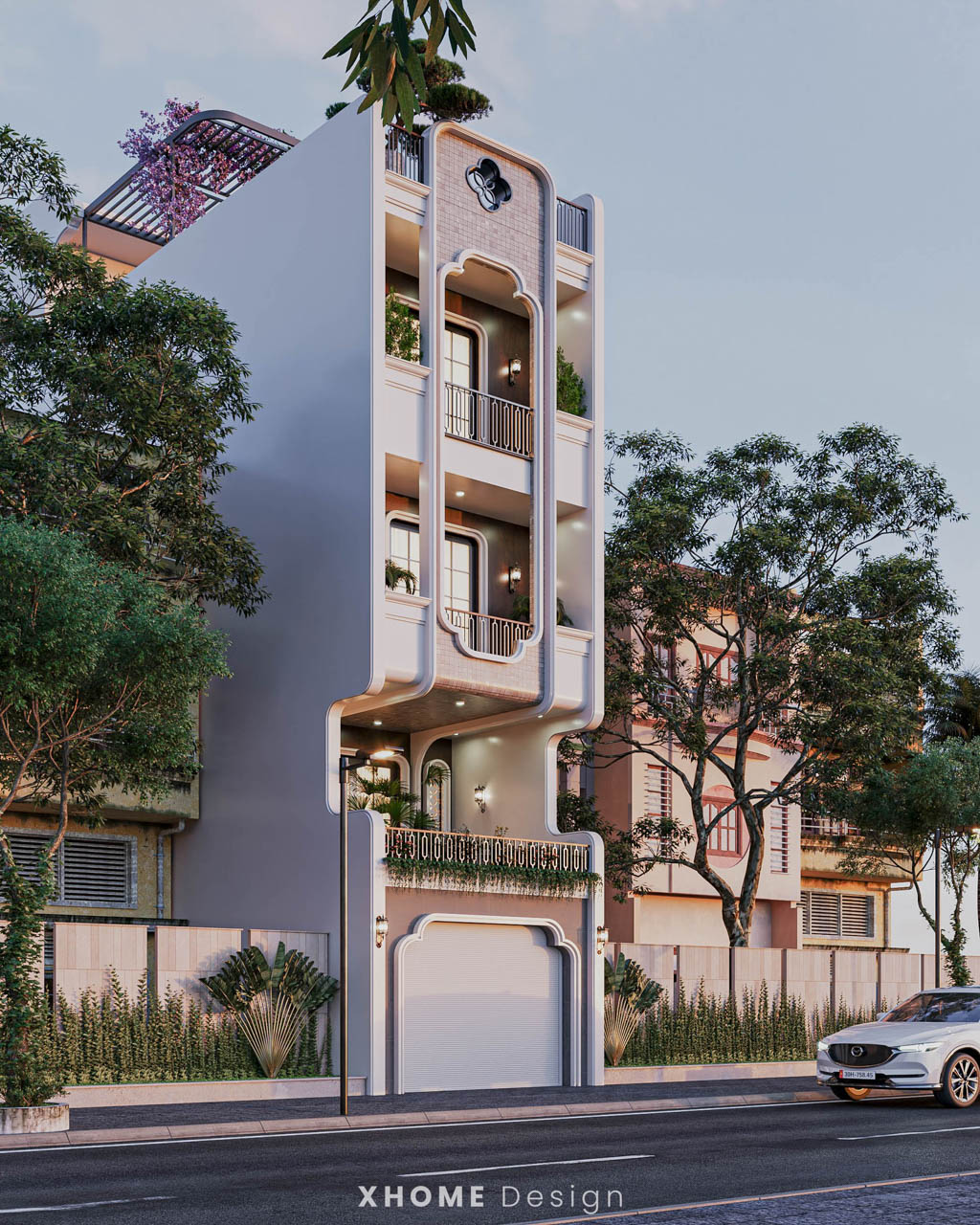 Nhà ống phong cách indochine