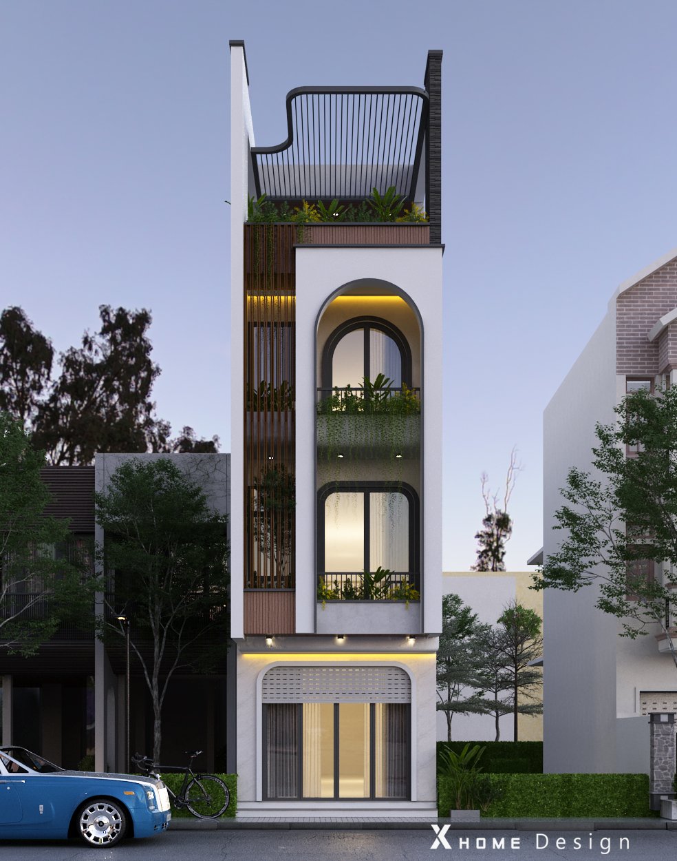 Mẫu nhà ống 3 tầng 5m