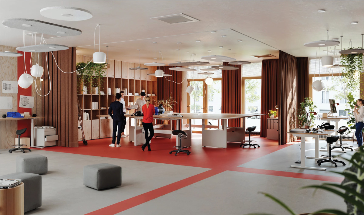 Thiết kế văn phòng sáng tạo vượt khỏi khuôn mẫu