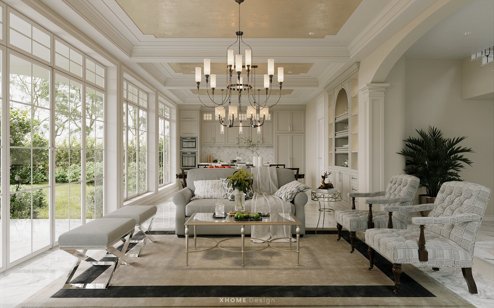 Nội thất biệt thự Tân cổ điển dự án Manh Truong Villa