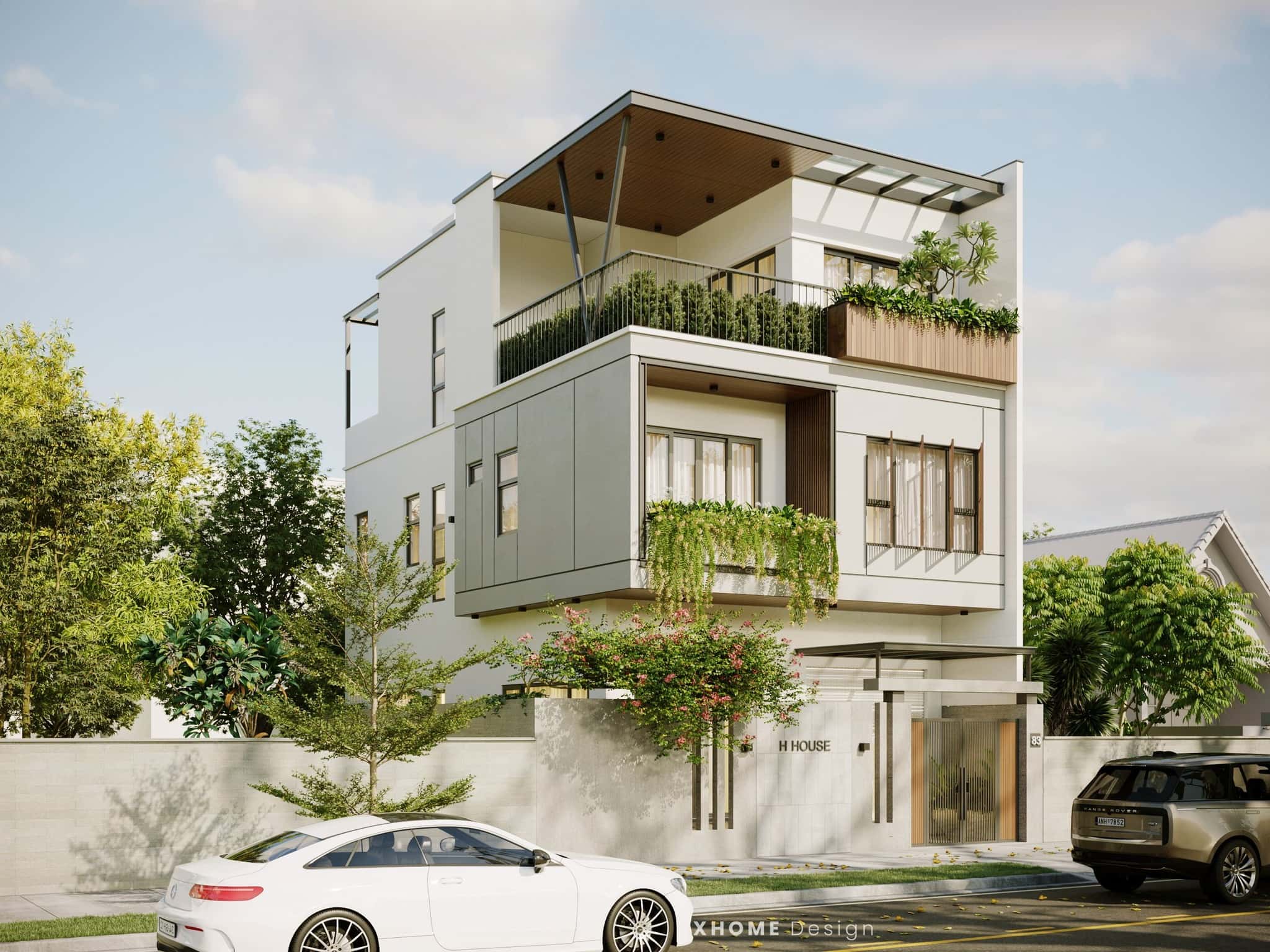 Thiết kế biệt thự mini đẹp, tiện nghi và tối ưu chi phí 38 Đồng bộ về phong cách