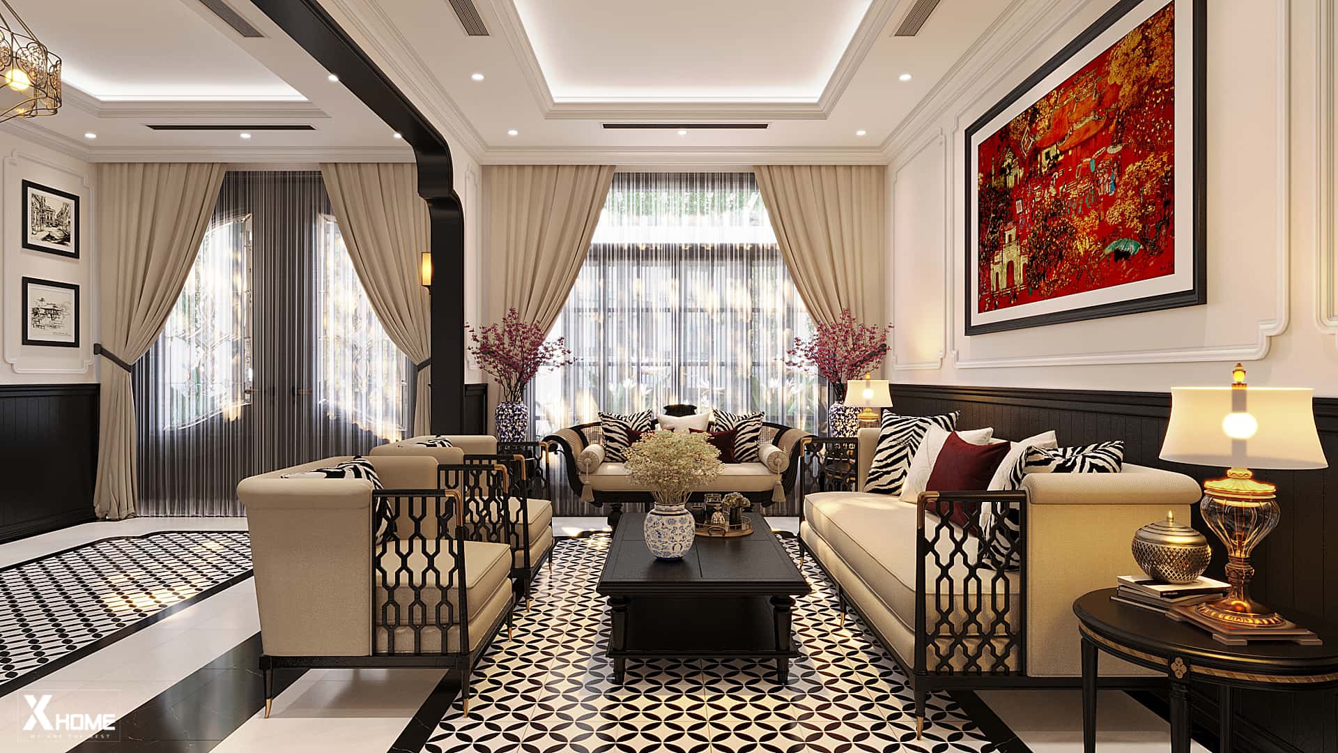 Dự án biệt thự Indochine 388m2