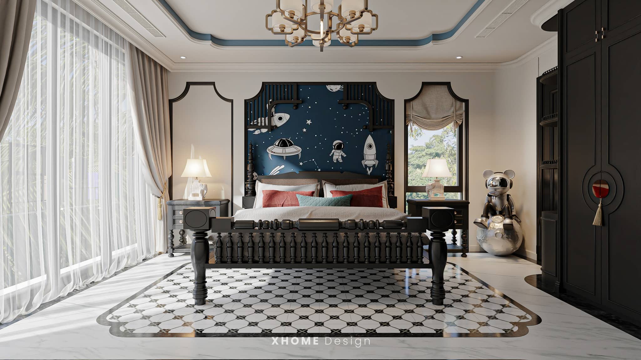 Xu hướng biệt thự Indochine biến tấu nội thất