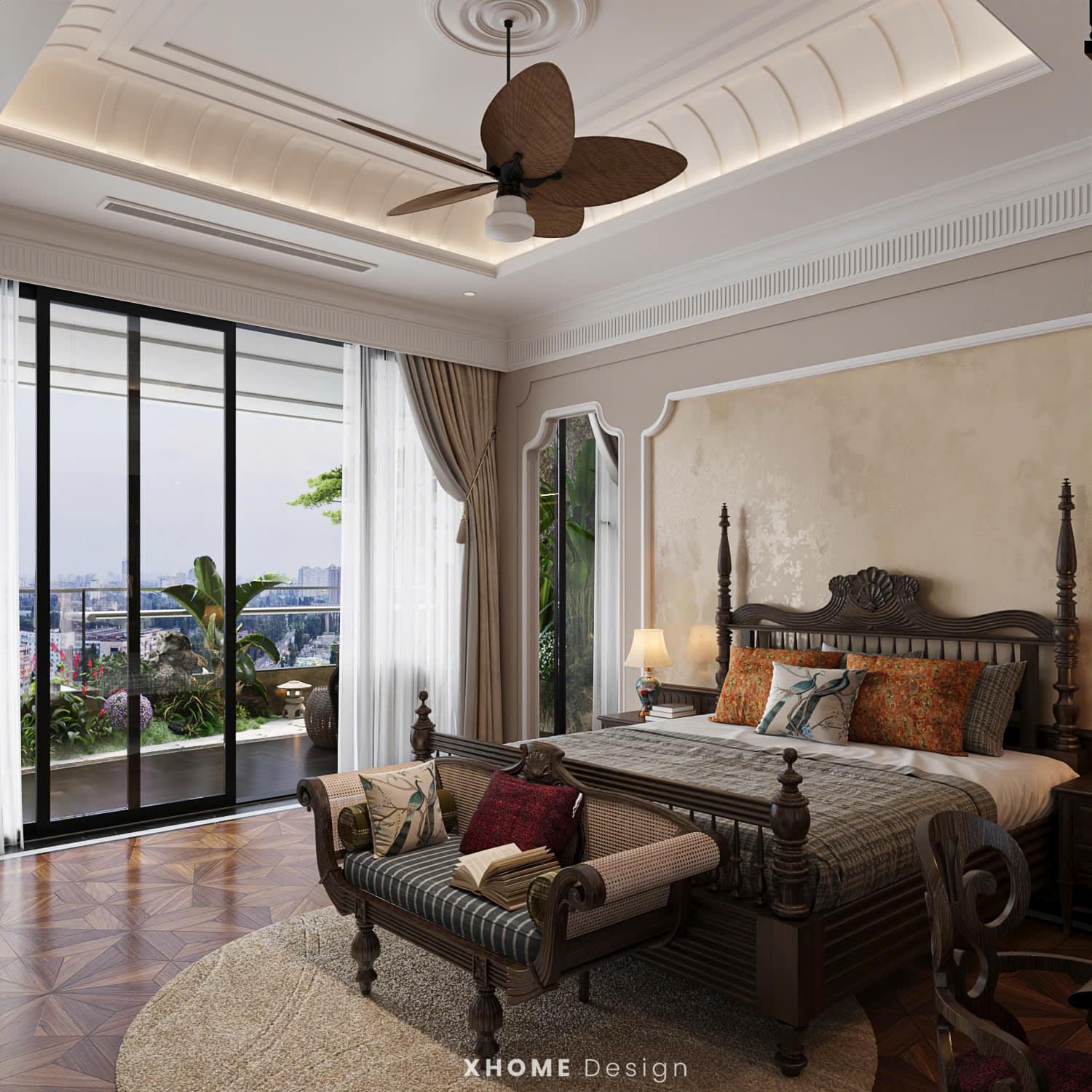 Xu hướng biệt thự Indochine kết hợp mảng xanh