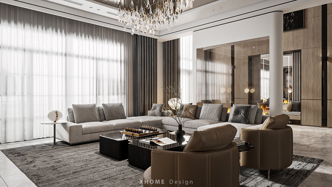 Tuyển chọn 100+ mẫu nhà tân cổ điển đẹp, đẳng cấp 2025 22 Cân bằng ánh sáng và màu sắc