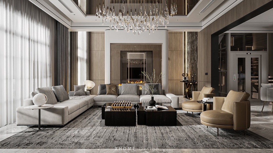 Tuyển chọn 100+ mẫu nhà tân cổ điển đẹp, đẳng cấp 2025 21 Cân bằng ánh sáng và màu sắc