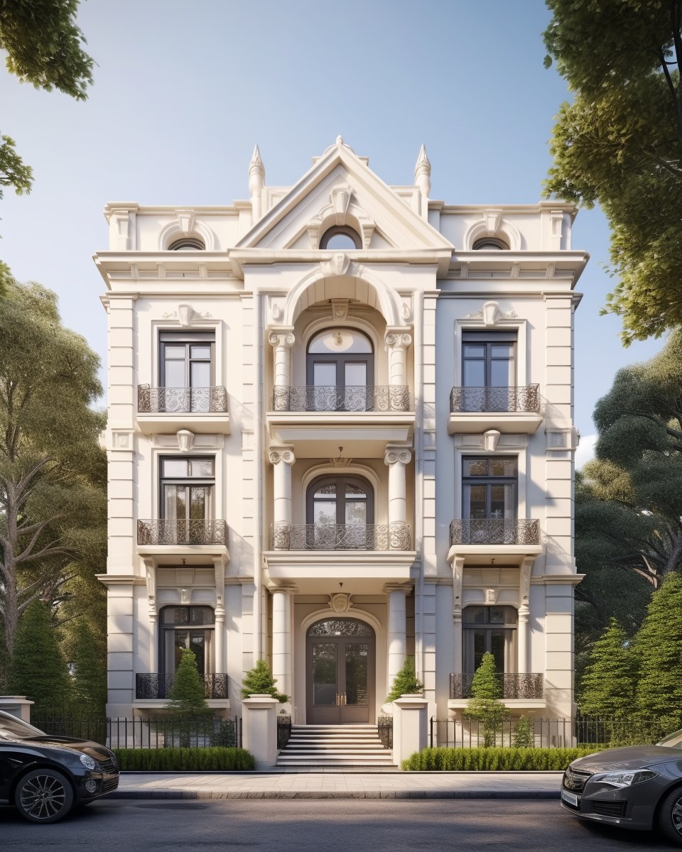 Tuyển chọn 100+ mẫu nhà tân cổ điển đẹp, đẳng cấp 2025 1 Khám phá kiến trúc nhà tân cổ điển là gì?