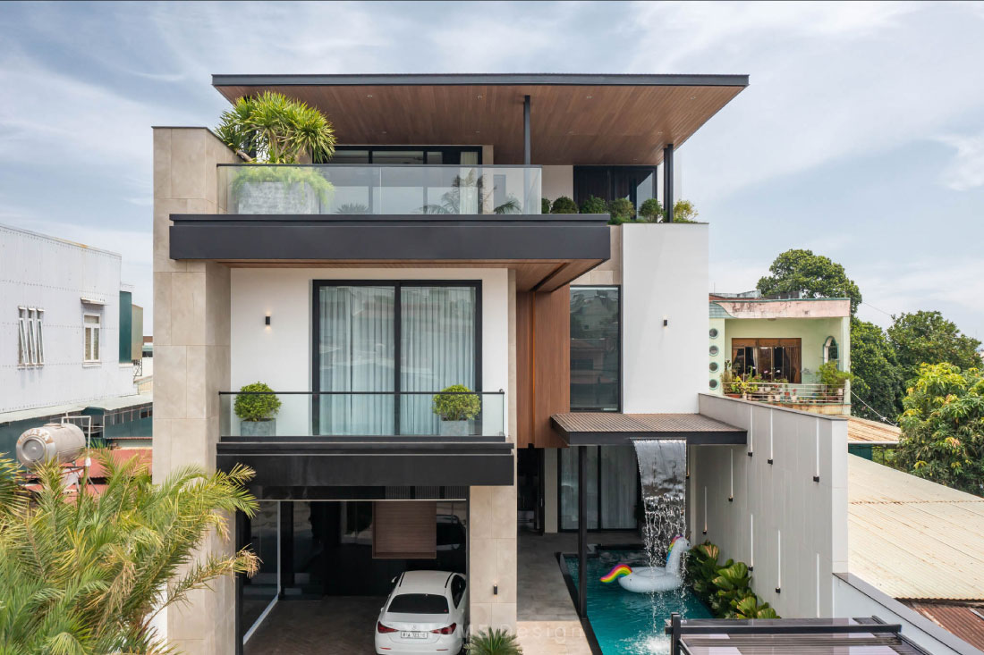 MY LINH VILLA - Dự án thực tế đã bàn giao có hồ bơi và quy mô 3 tầng - MY LINH VILLA - Dự án thực tế đã bàn giao có hồ bơi và quy mô 3 tầng