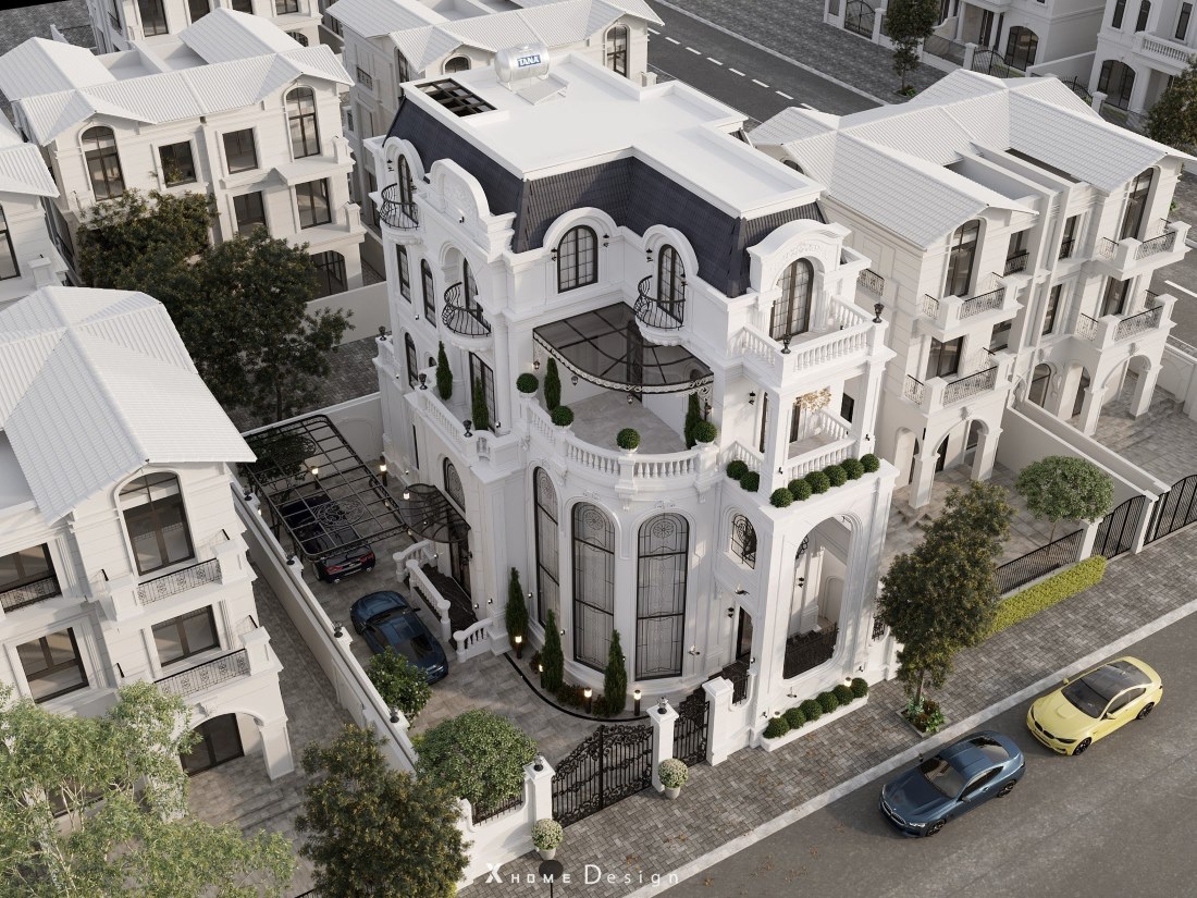 Tuyển chọn 100+ mẫu nhà tân cổ điển đẹp, đẳng cấp 2025 18 Nguyên tắc về khu đất tổng thể