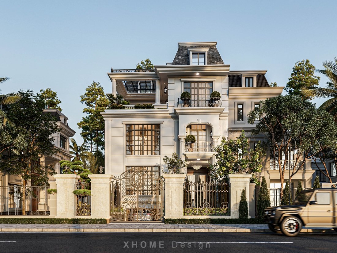 Tuyển chọn 100+ mẫu nhà tân cổ điển đẹp, đẳng cấp 2025 19 Tính cân bằng