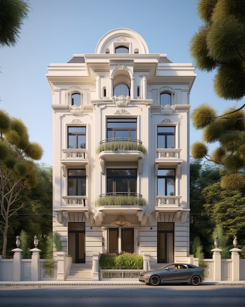 Tuyển chọn 100+ mẫu nhà tân cổ điển đẹp, đẳng cấp 2025 13 Xu hướng nhà mặt tiền 4m tân cổ điển