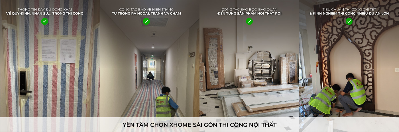 Lợi thế trong dịch vụ thi công nội thất của XHOME