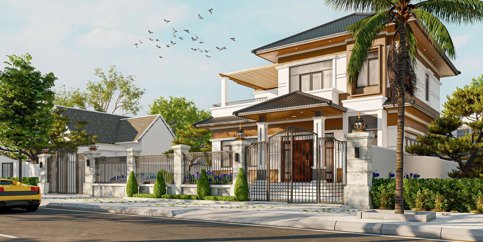 99 mẫu biệt thự nhà vườn đa dạng phong cách, diện tích và số tầng 65 Mẫu biệt thự nhà vườn 1 tầng mái Nhật