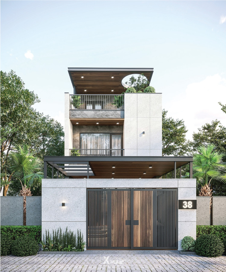 Thiết kế nhà đẹp 2 tầng