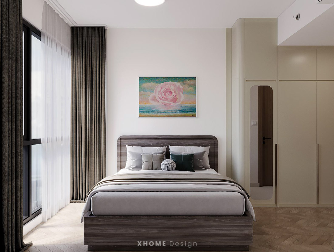 Thiết kế nội thất căn hộ 2Pn Vinhomes Grand Park tân cổ điển