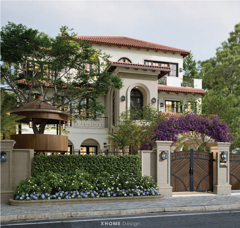 loại hình nhà ở biệt thự phong cách địa trung hải