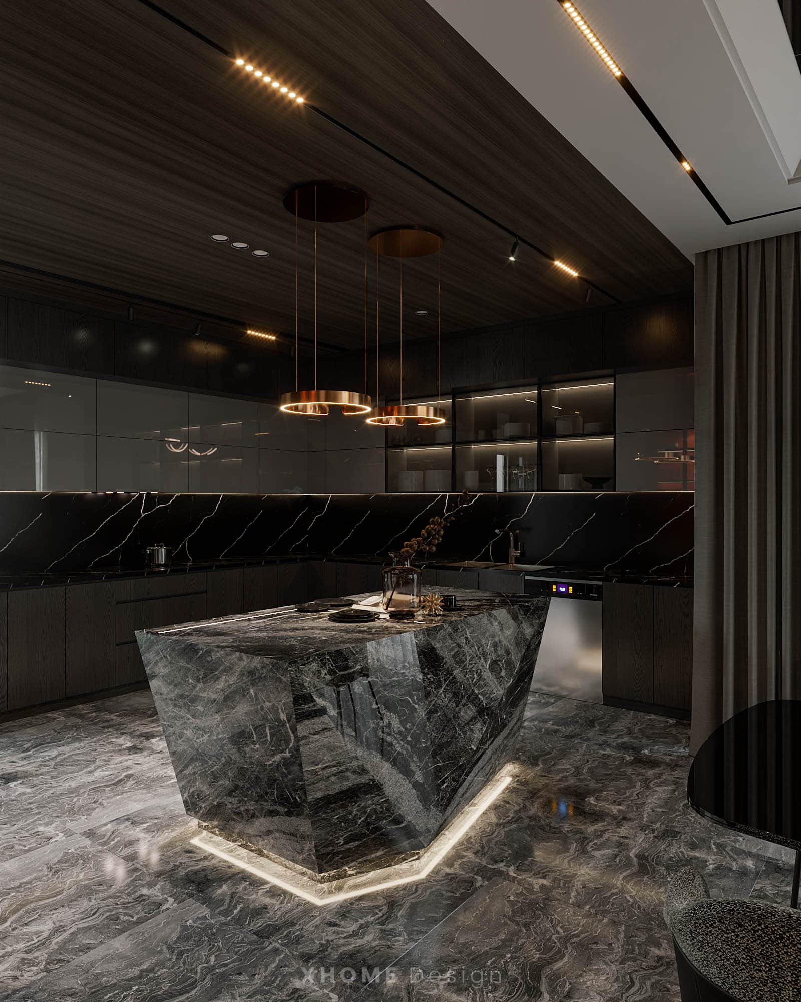 Mẫu nhà phố 3 tầng công nghệ nhà thông minh (Smarthome)