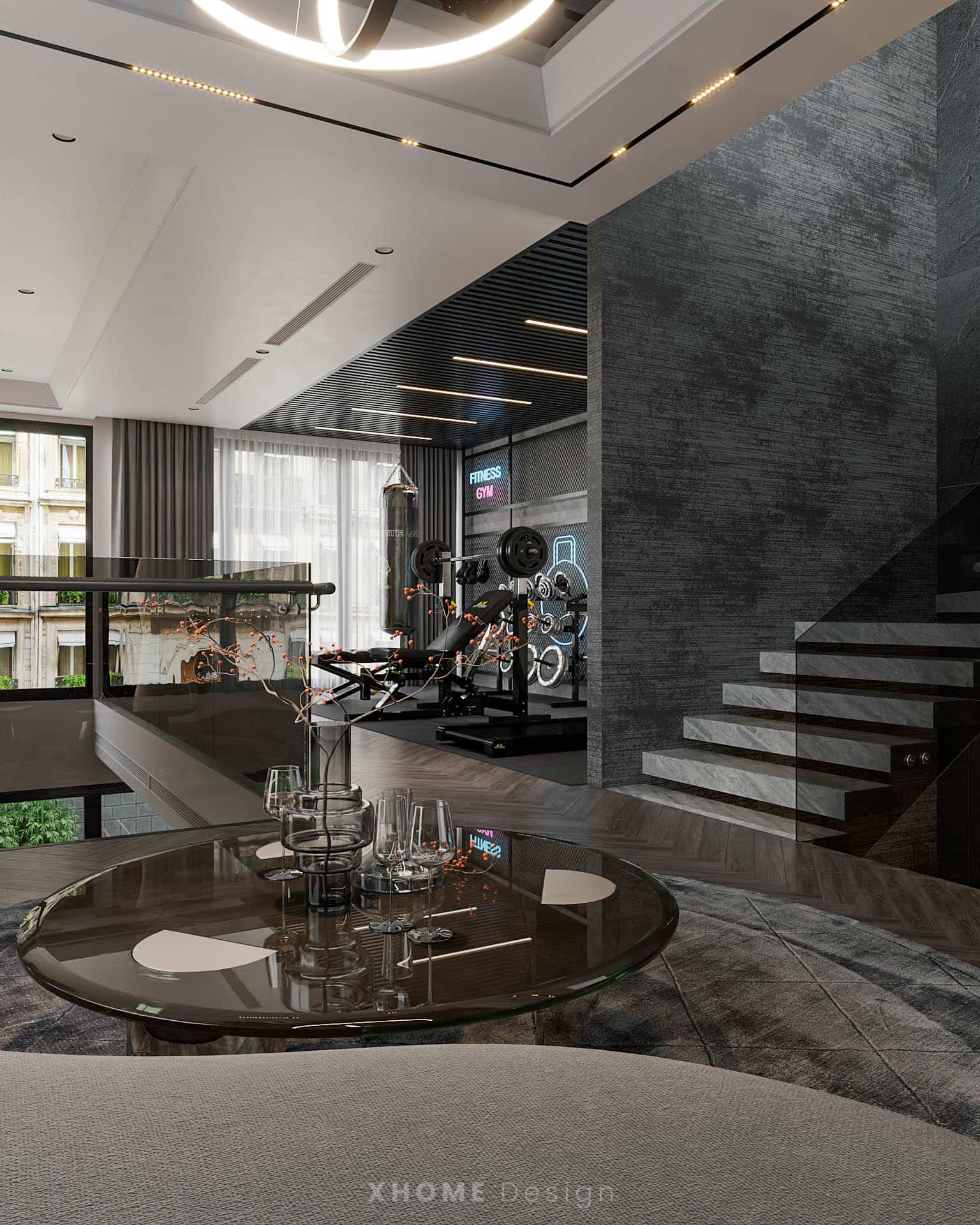 Mẫu nhà phố 3 tầng công nghệ nhà thông minh (Smarthome)