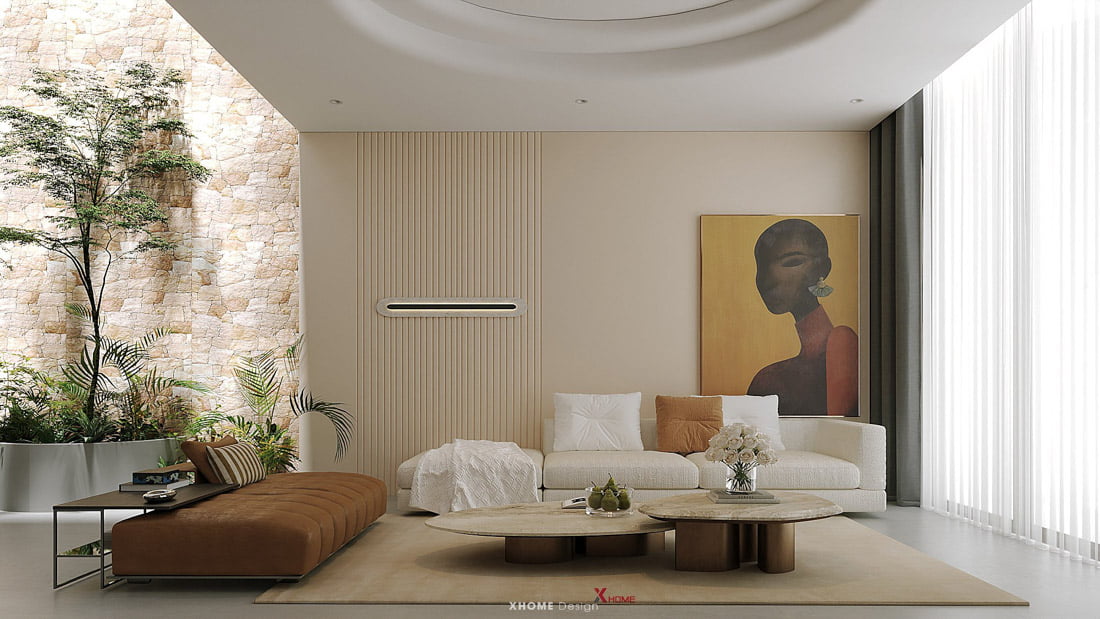 Mẫu nhà phố 3 tầng tối giản