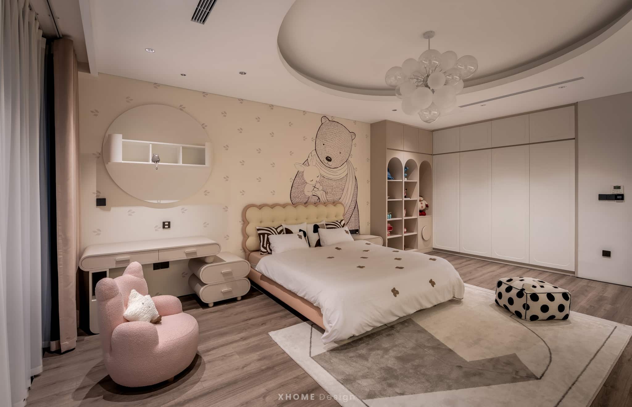 30+ Mẫu thiết kế nội thất phòng ngủ đẹp & cao cấp 42 Mẫu thiết kế phòng ngủ cho bé gái