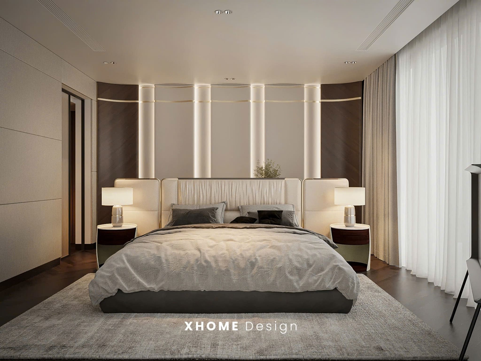 30+ Mẫu thiết kế nội thất phòng ngủ đẹp & cao cấp 7 Thiết kế nội thất phòng ngủ phong cách đương đại
