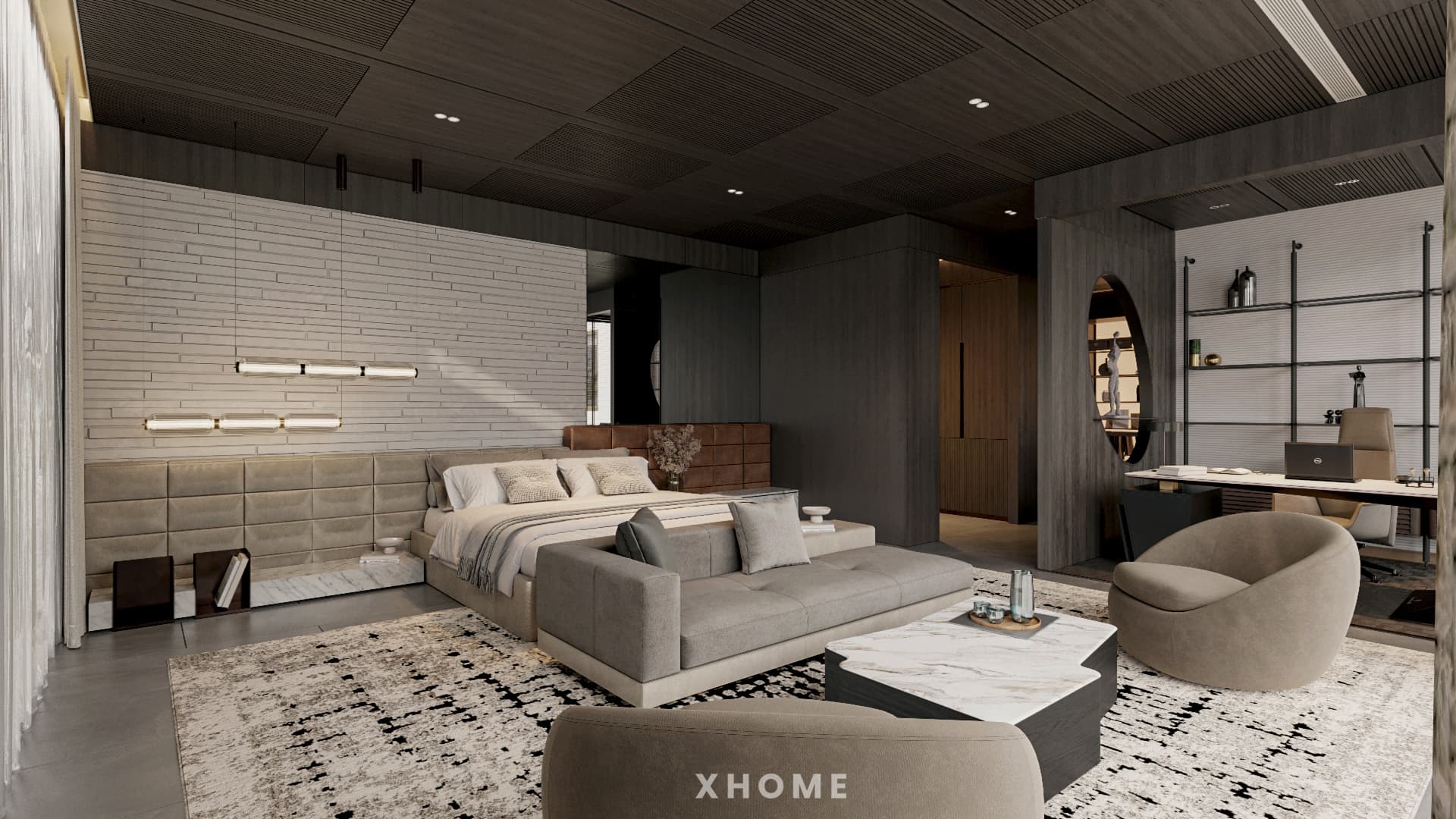 30+ Mẫu thiết kế nội thất phòng ngủ đẹp & cao cấp 49 Trang trí màu sơn phòng ngủ