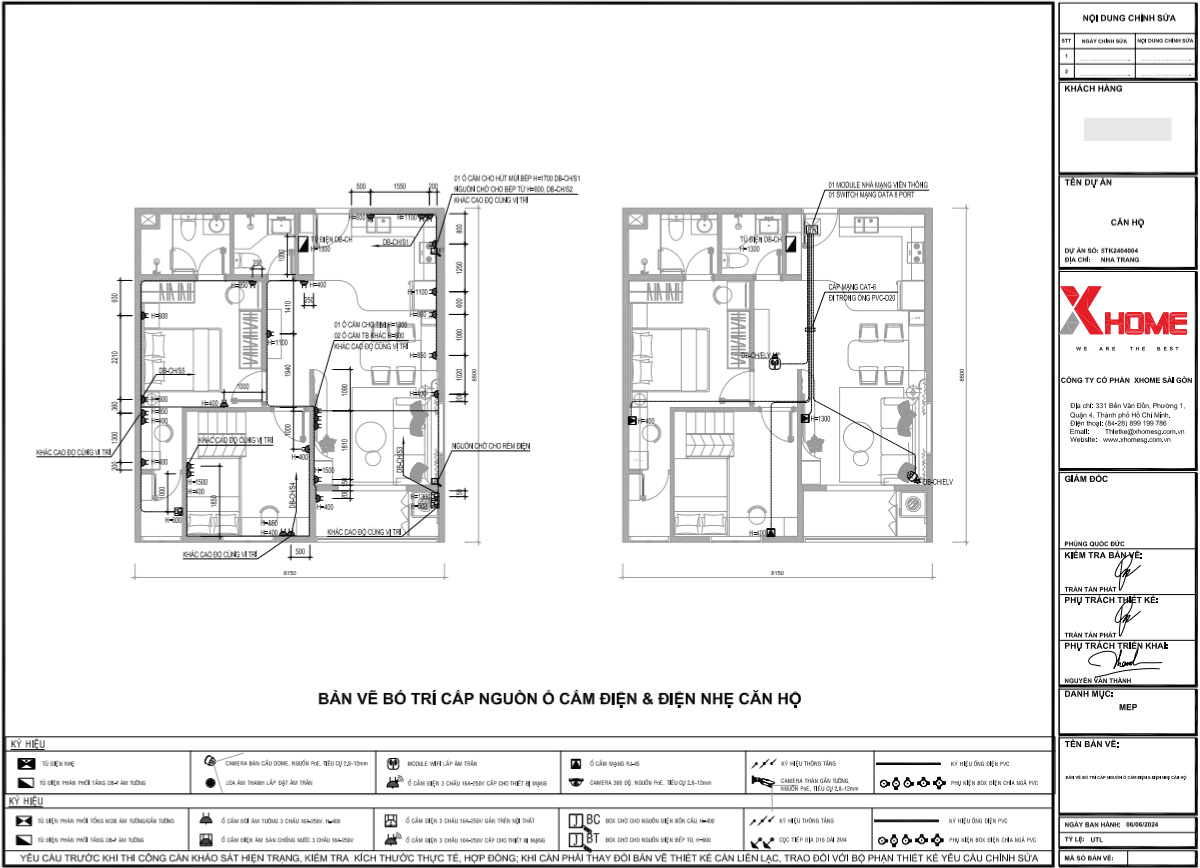 Bản vẽ MEP trong hồ sơ thiết kế nội thất hoàn chỉnh