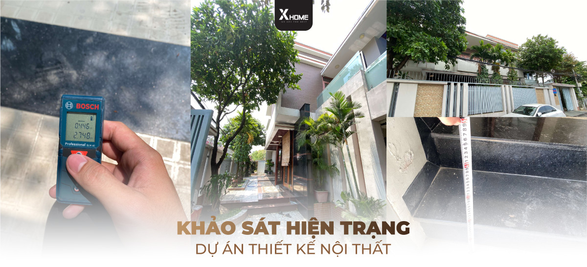 Khảo sát hiện trạng dự án thiết kế nội thất