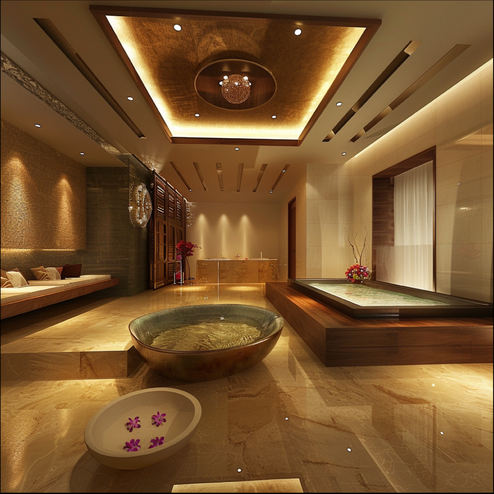 Mẫu thiết kế spa Ấn Độ đẹp