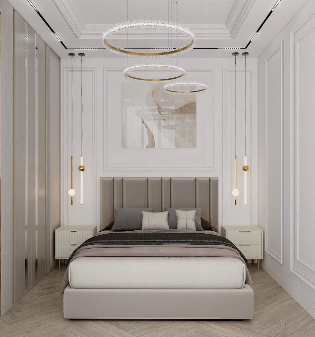 Nội thất chung cư tân cổ điển kết hợp phong cách hiện đại