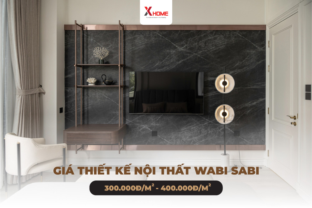 Giá thiết kế nội thất Wabi Sabi