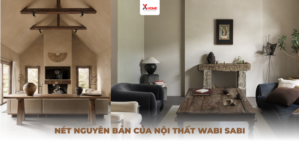 Nét nguyên bản của nội thất wabi sabi truyền thống