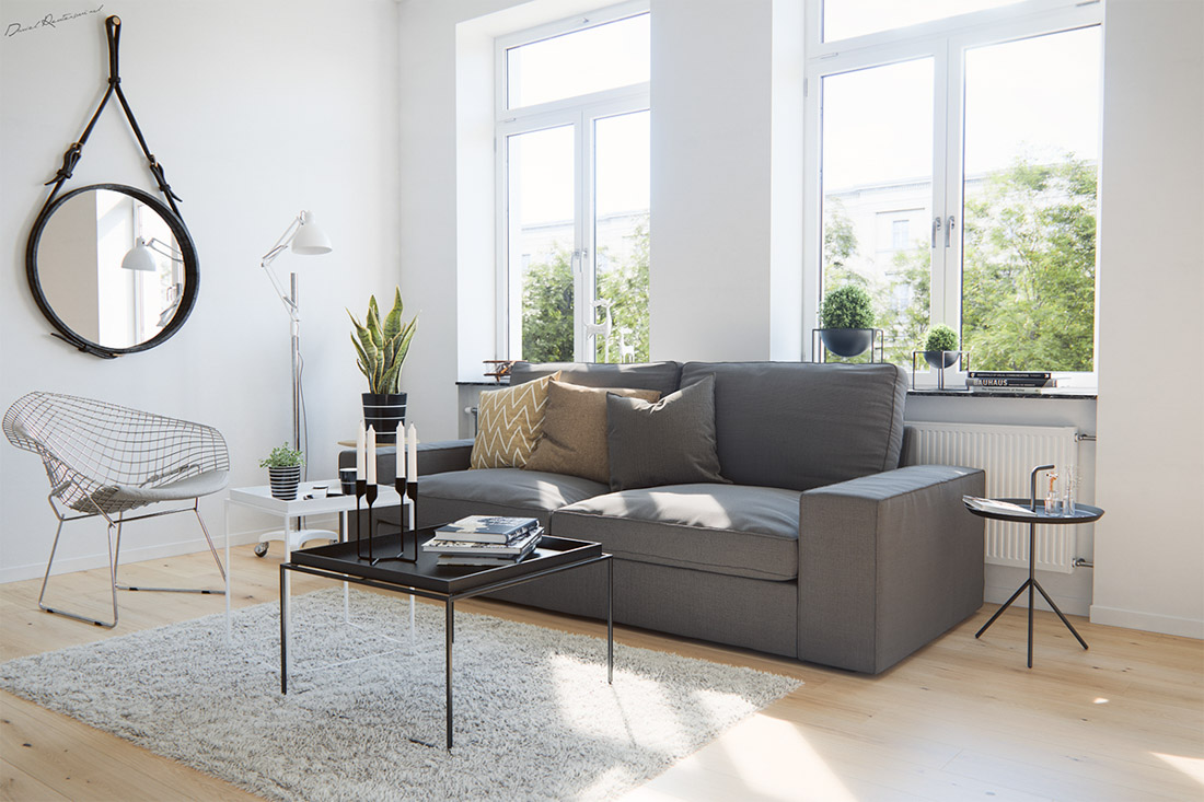 Thiết kế Swedish Style mộc mạc nhưng đáp ứng đủ tiện nghi