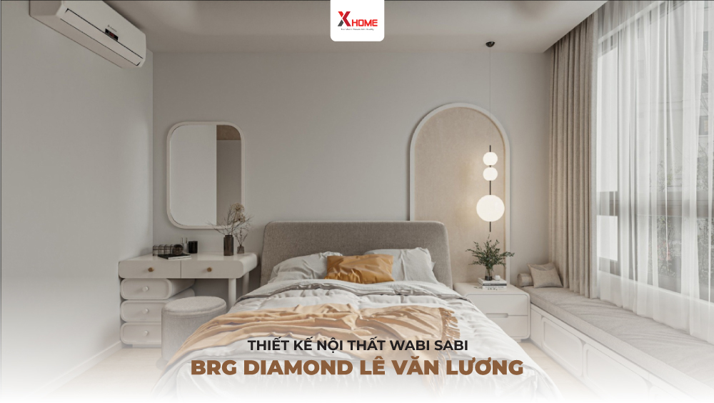 Thiết kế nội thất Wabi Sabi tại BRG Dianmond Lê Văn Lương