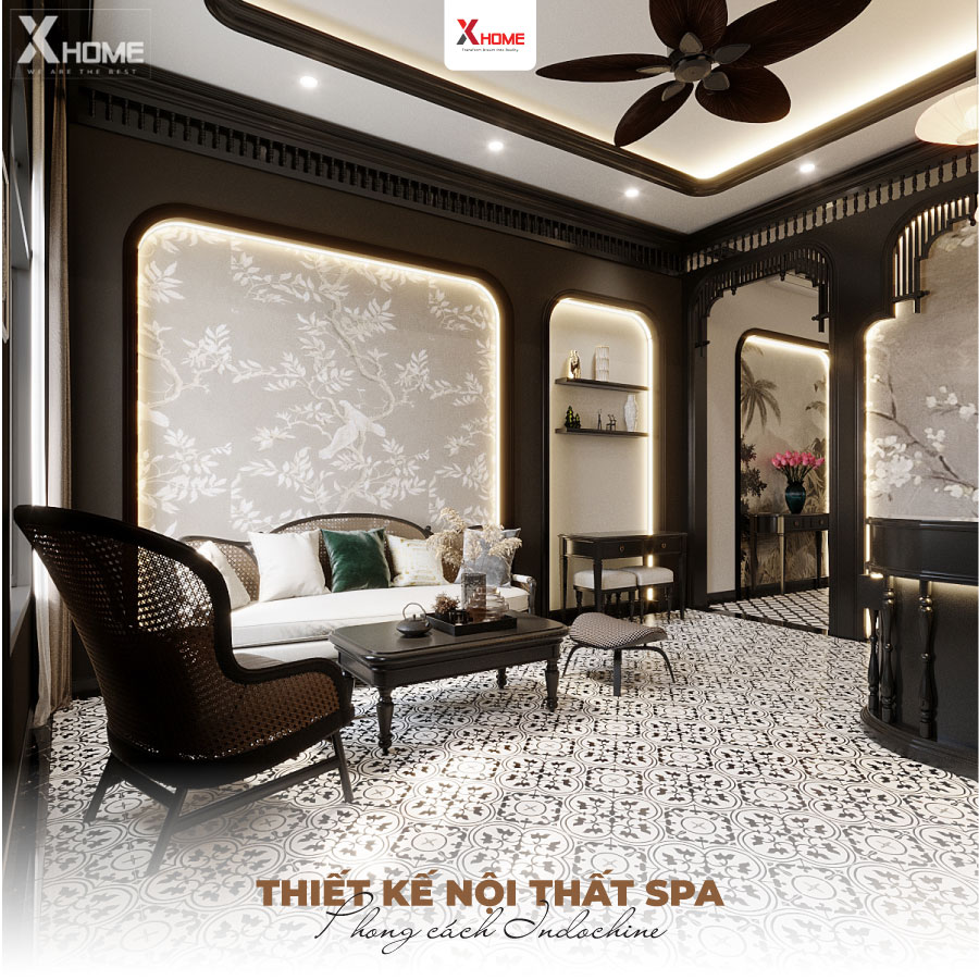 Thiết kế nội thất spa indochine