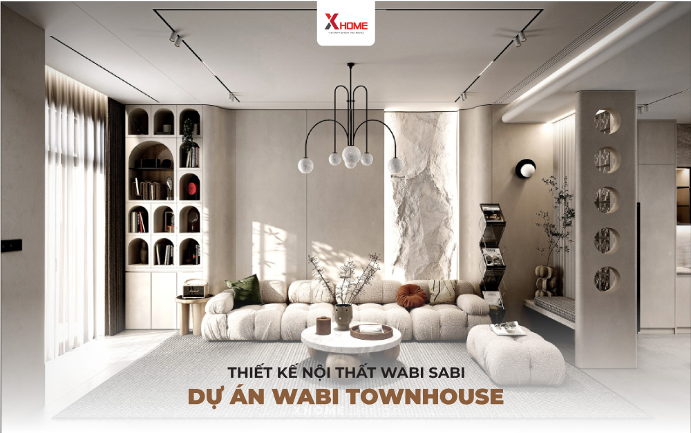 Thiết kế nội thất wabi sabi dự án Wabi Townhouse