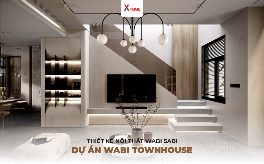 Thiết kế nội thất wabi sabi dự án Wabi Townhouse