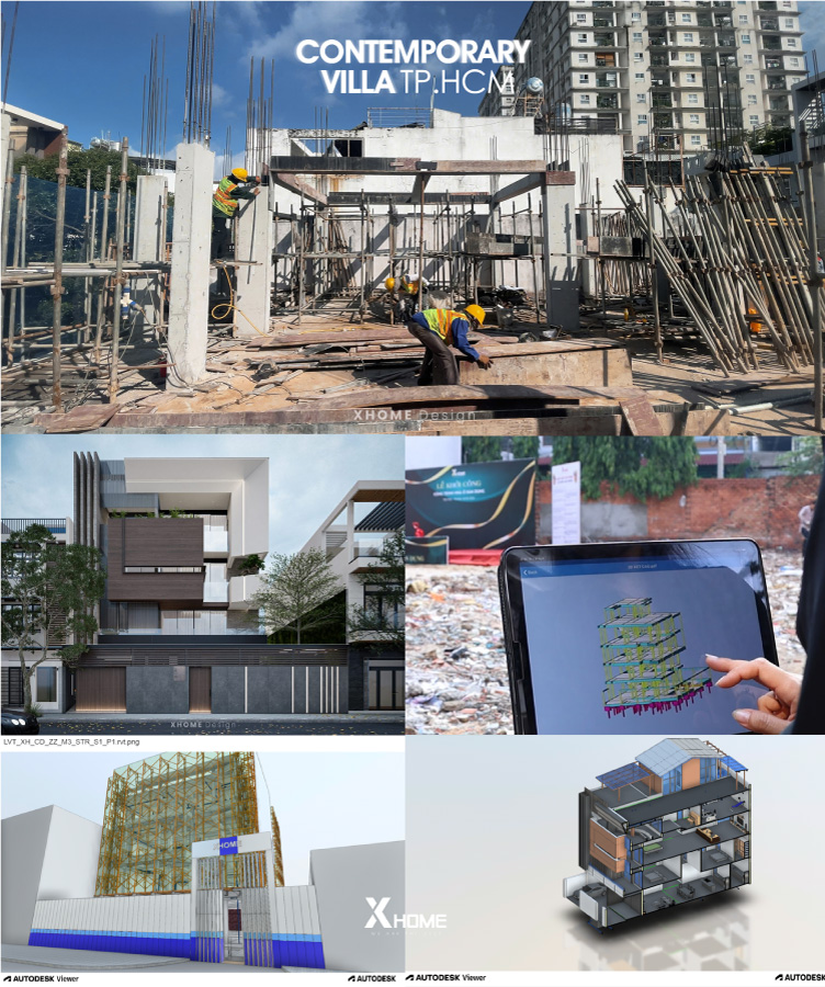 Case study ứng dụng BIM vào xây dựng biệt thự của XHOME Sài Gòn