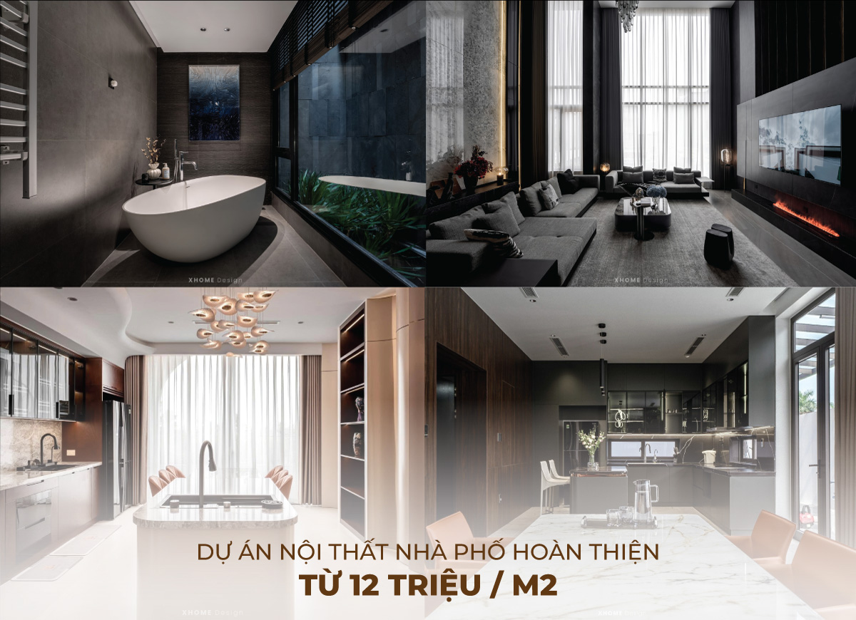 Bảng báo giá thi công nội thất trọn gói mới nhất 2025 2 Báo giá thi công nội thất nhà phố trọn gói