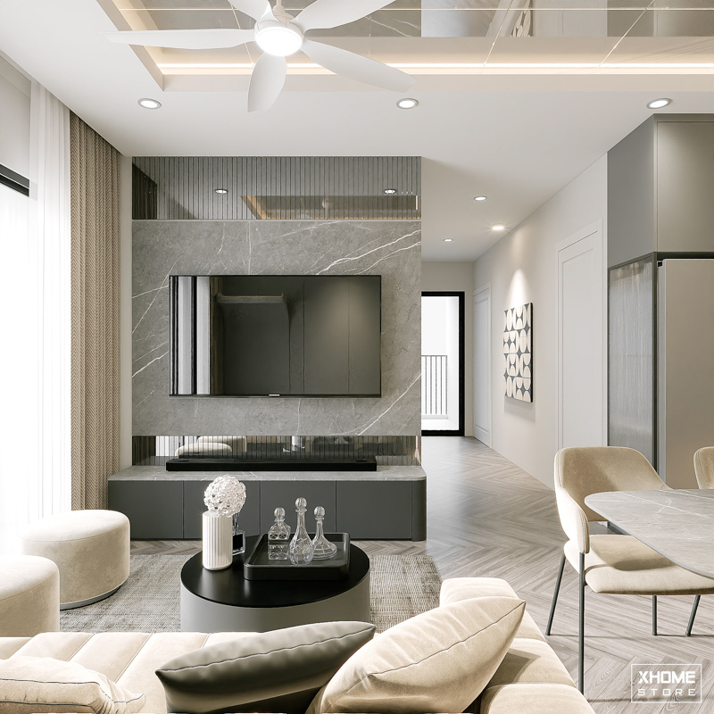 50+ Mẫu thiết kế nội thất chung cư 70m2 tối ưu từng không gian 64 NỘI THẤT IMPERIA - 1 KHÁCH 3 NGỦ - 70m2