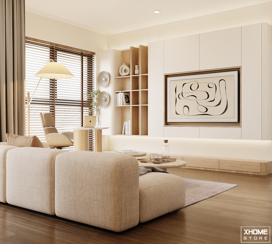 50+ Mẫu thiết kế nội thất chung cư 70m2 tối ưu từng không gian 12 Phong cách Minimalist – Tập trung vào sự cân bằng và tối giản