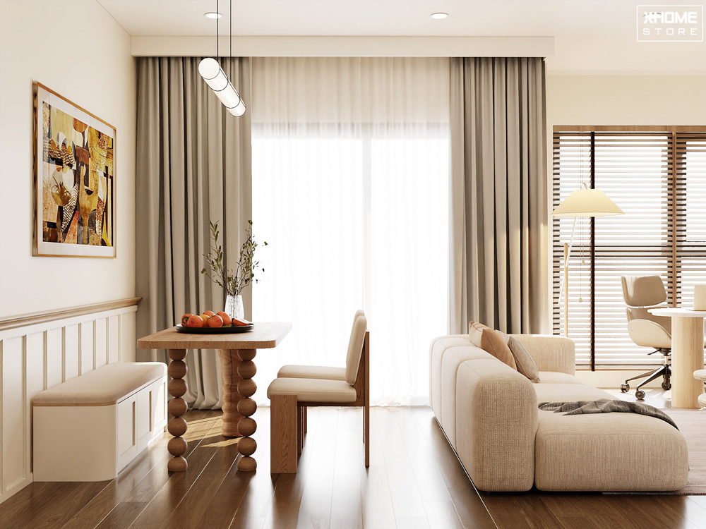 50+ Mẫu thiết kế nội thất chung cư 70m2 tối ưu từng không gian 17 Phong cách Minimalist – Tập trung vào sự cân bằng và tối giản