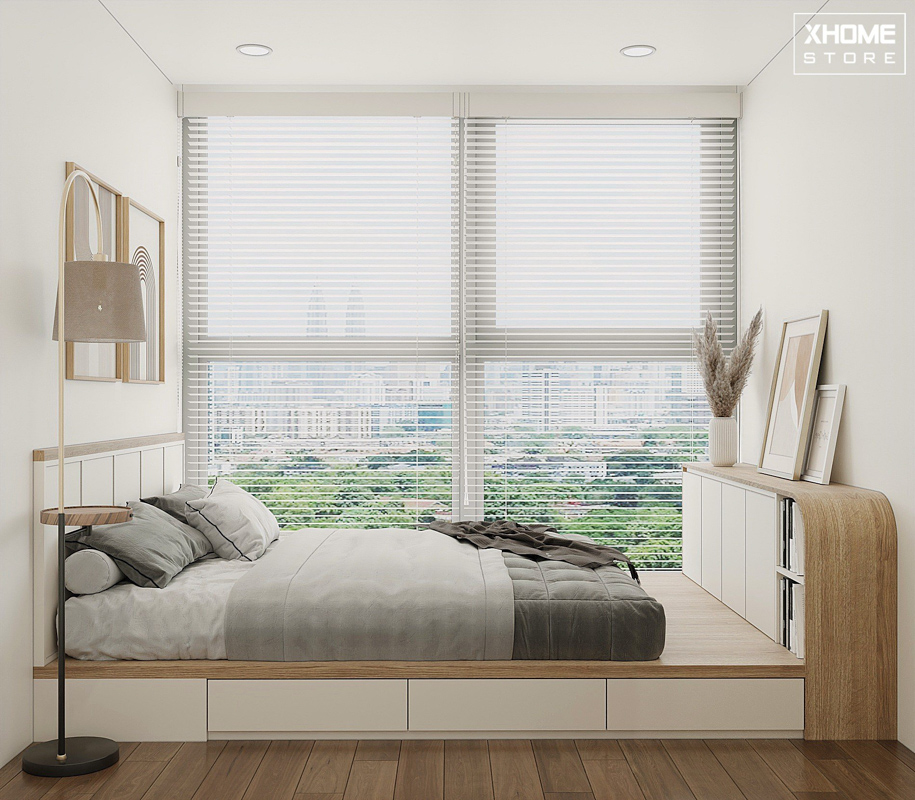 50+ Mẫu thiết kế nội thất chung cư 70m2 tối ưu từng không gian 46 SOL FOREST ECOPARK 2 NGỦ 70M2