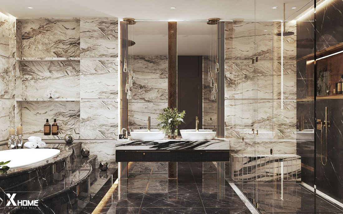 Top 15+ công ty thiết kế nội thất tại Cần Thơ uy tín 2025 22 Ngan Anh House - Nhà phố 712m2 phong cách Luxury Hiện đại