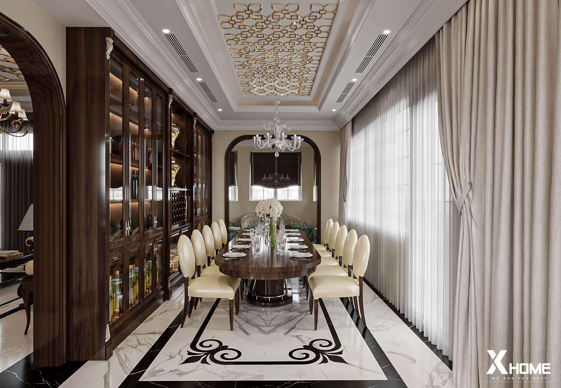 Top 15 công ty thiết kế nội thất Bình Dương chuyên nghiệp 2025 14 Sunflower Villa - Biệt thự tân cổ điển tại Bình Dương