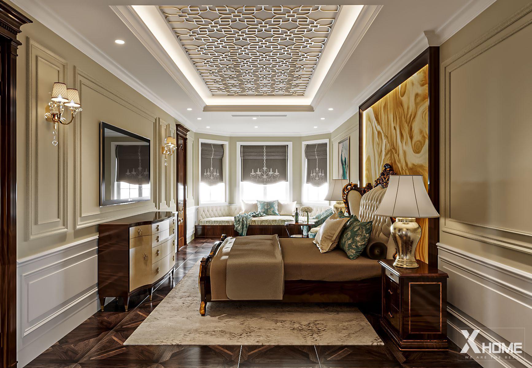 Top 15 công ty thiết kế nội thất Bình Dương chuyên nghiệp 2025 15 Sunflower Villa - Biệt thự tân cổ điển tại Bình Dương