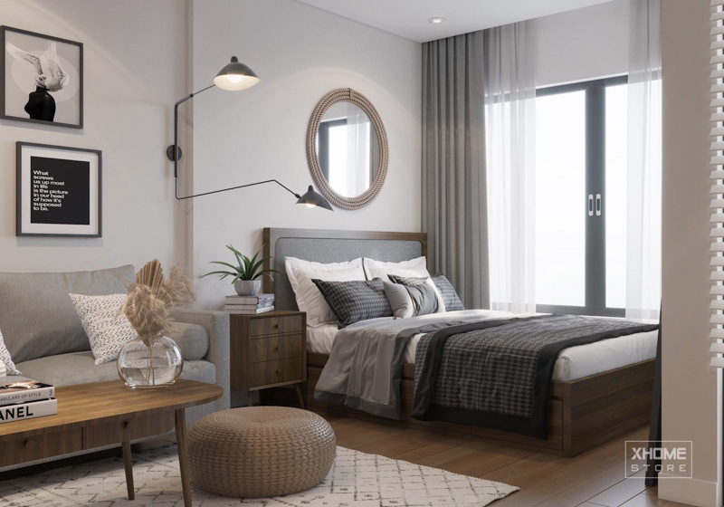 thiết kế nội thất căn hộ studio