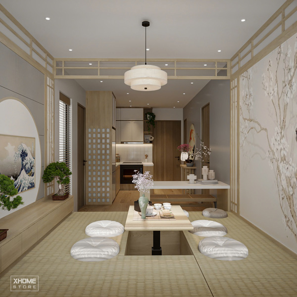 Thiết kế chung cư 2 phòng ngủ phong cách tối giản (Minimalism)