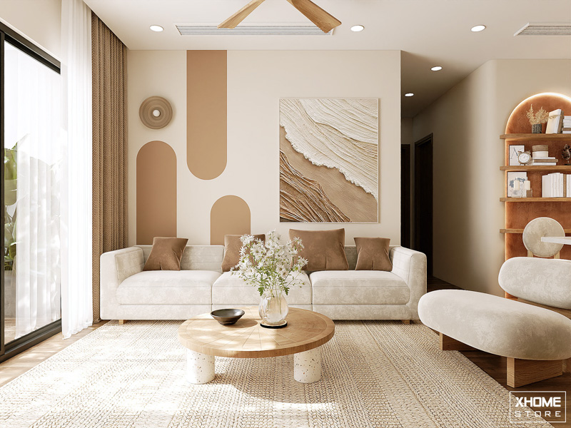 Bố trí nội thất tối ưu cho căn hộ 2 phòng ngủ 50m2