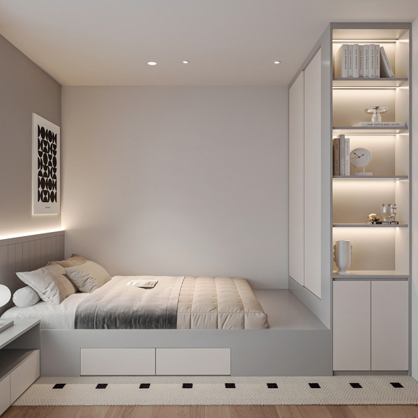 Chú ý màu sắc và hướng sáng của căn hộ 2PN